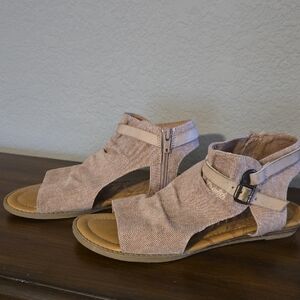 Blowfish Pink Sandals with Buckle Detail